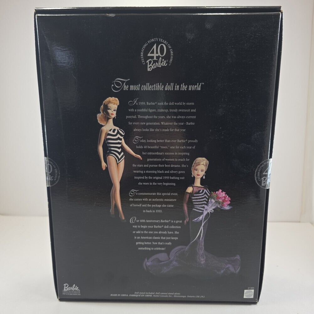 Barbie 40th Anniversary Collector Edition Doll NRFB Original Box Vintage Display - Picture 6 of 9